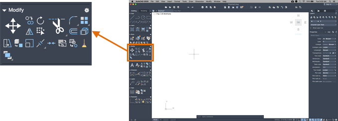 where is the design center in autocad 2016 for mac